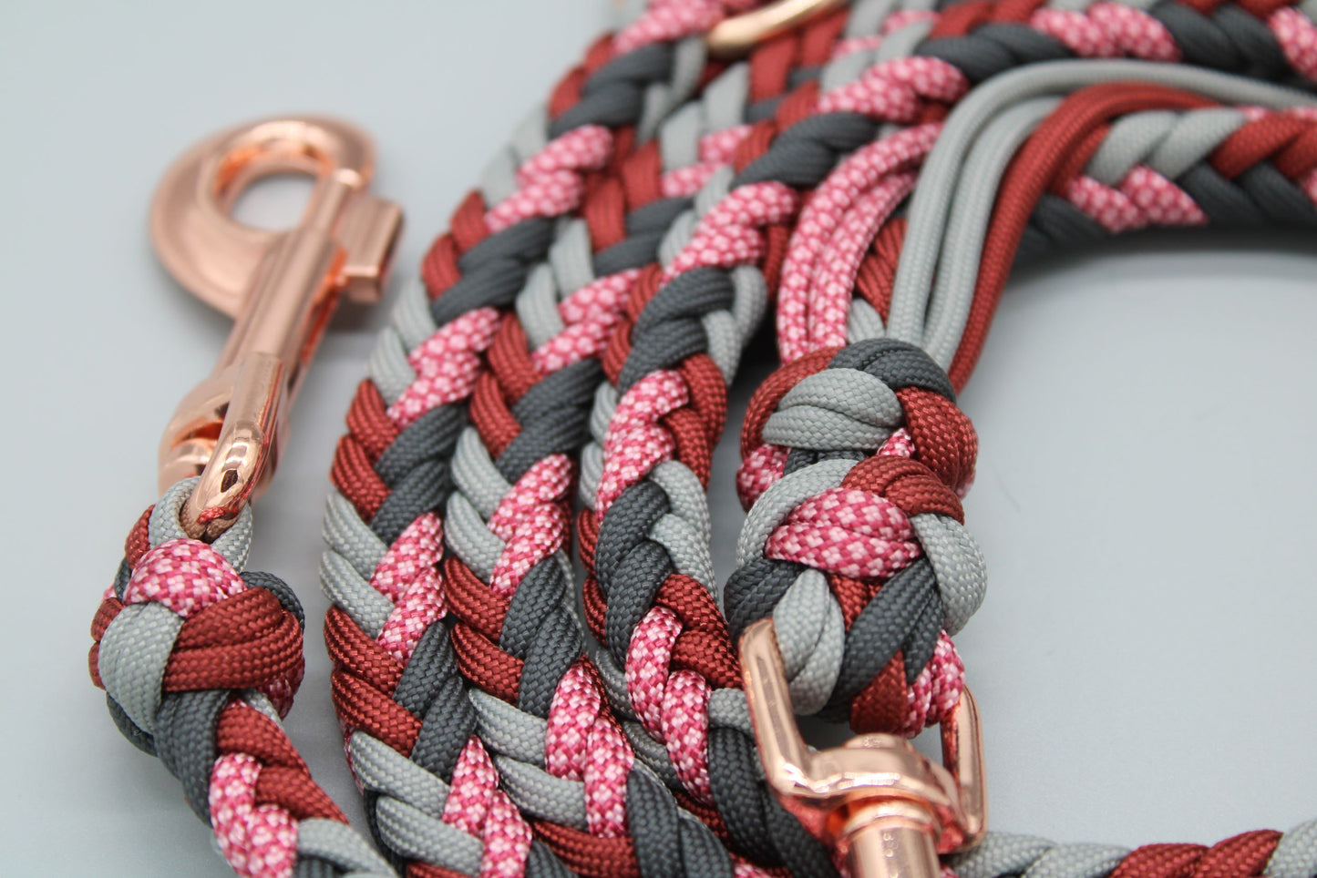 Heringbone "Grey'n Red"