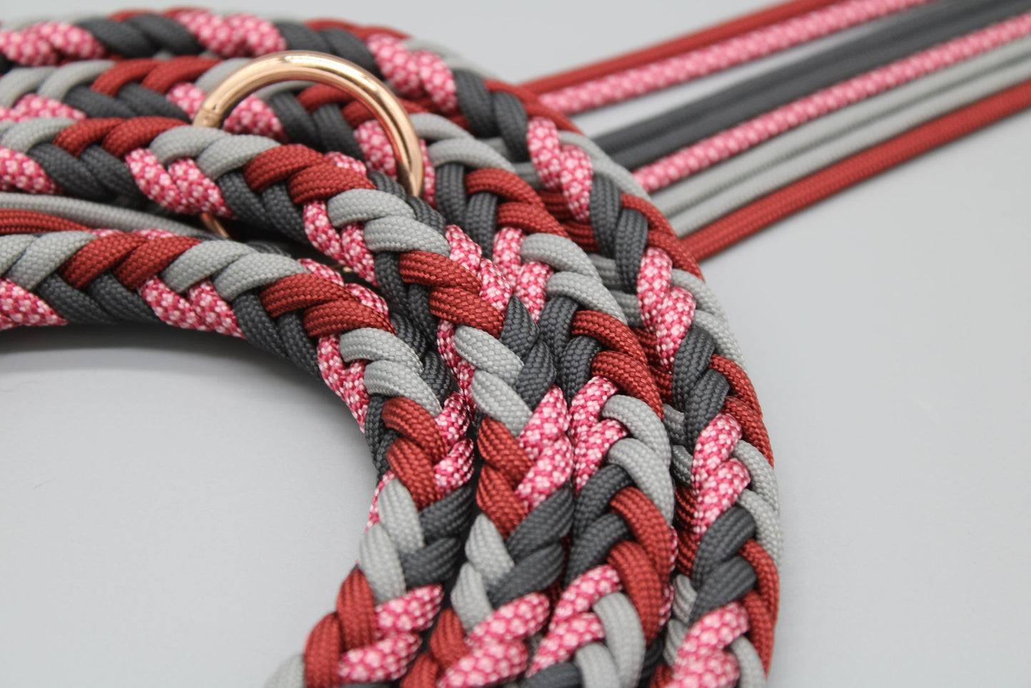 Heringbone "Grey'n Red"