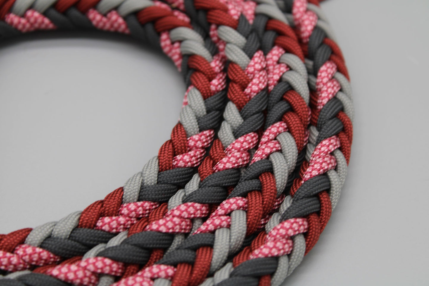 Heringbone "Grey'n Red"