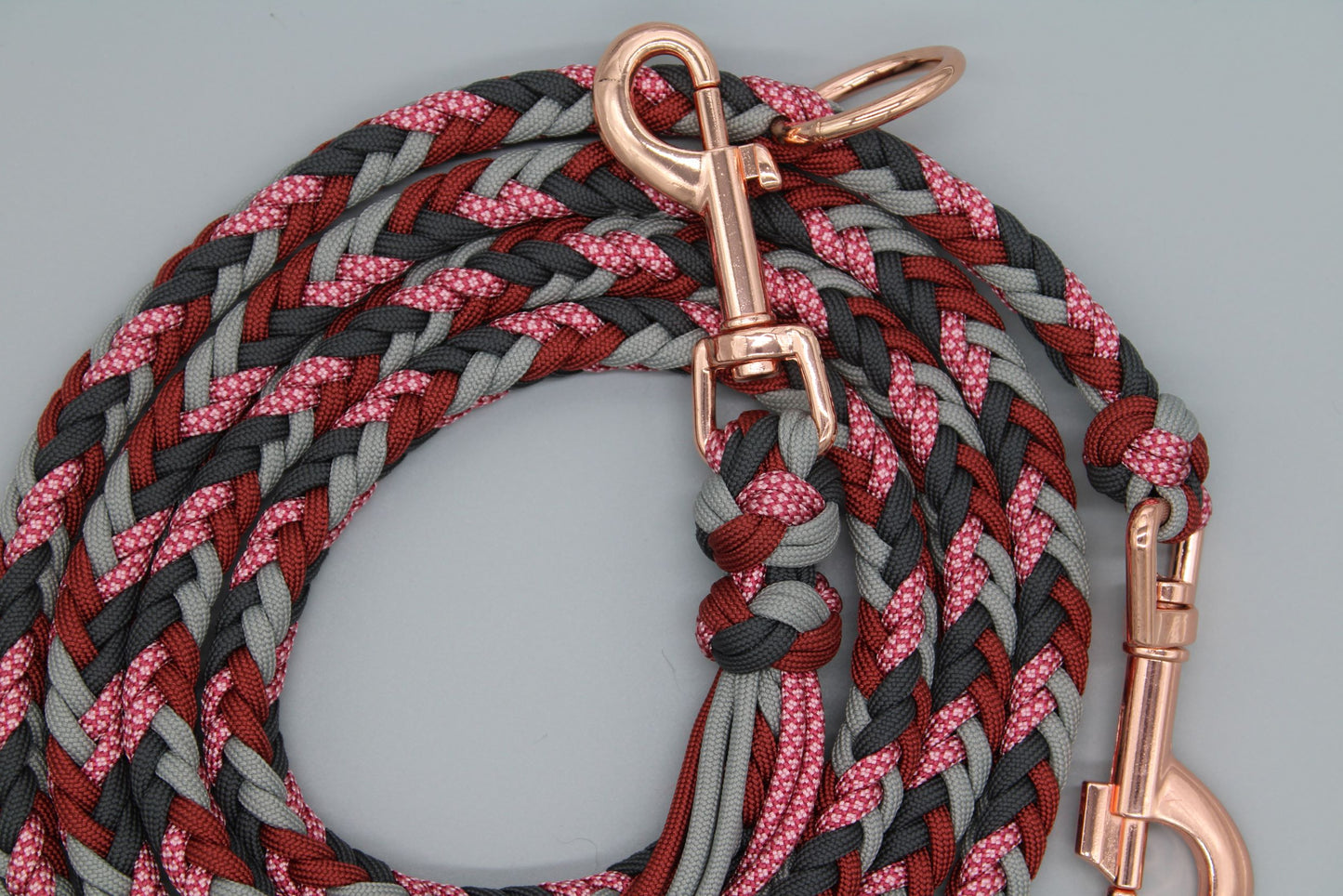 Heringbone "Grey'n Red"