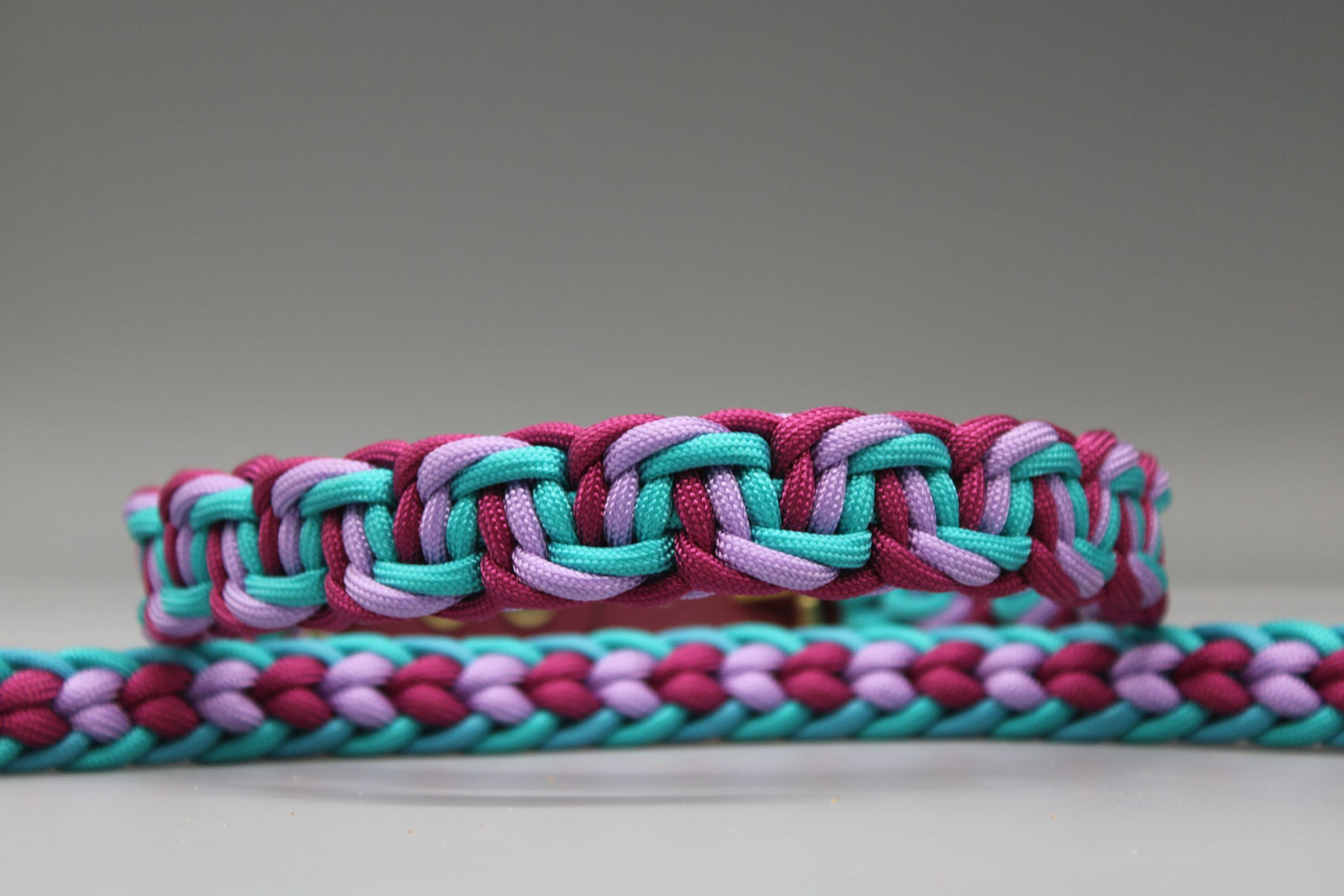 Hundehalsband "Blau-Lila schmal"