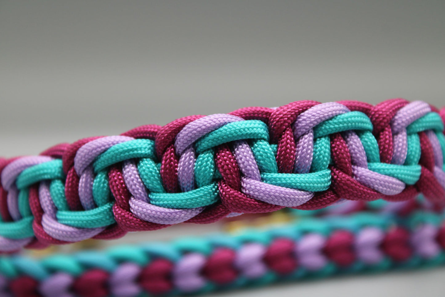 Hundehalsband "Blau-Lila schmal"