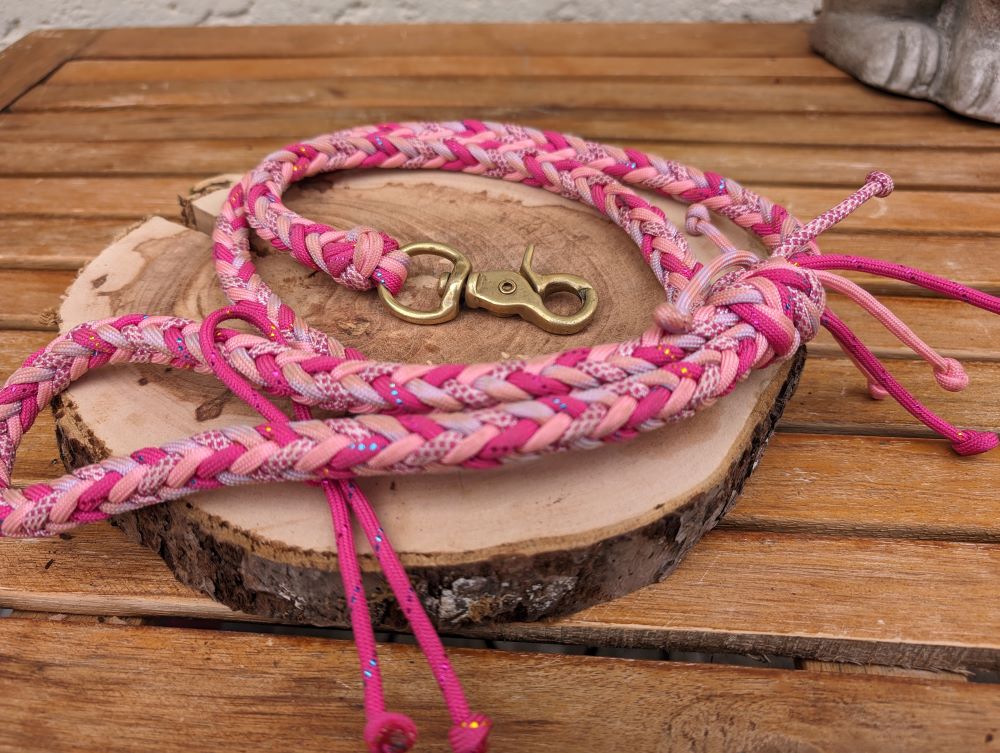 Hundeleine "Heringbone" mit Handschlaufe personalisierbar