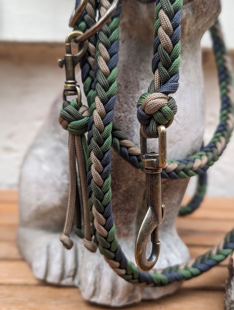 Hundeleine "Heringbone" personalisierbar