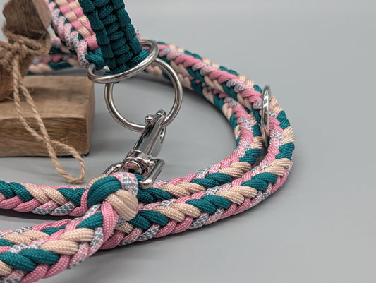 Heringbone "Rosa-Grün"