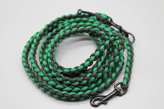 Hundeleine "Mini"  Schwarz/Grün