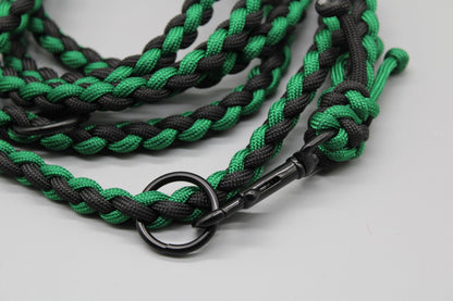 Hundeleine "Mini"  Schwarz/Grün