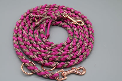 Hundeleine "Mini"  Rosa/Pink