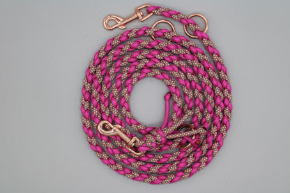 Hundeleine "Mini"  Rosa/Pink
