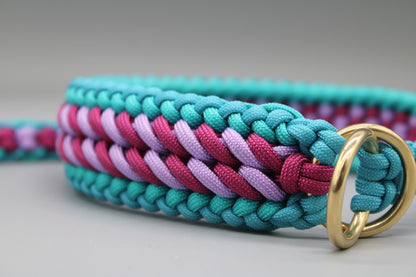 Hundehalsband "Blau-Lila"