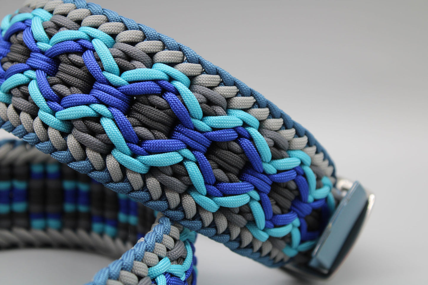 Hundehalsband "Blau-Grau"