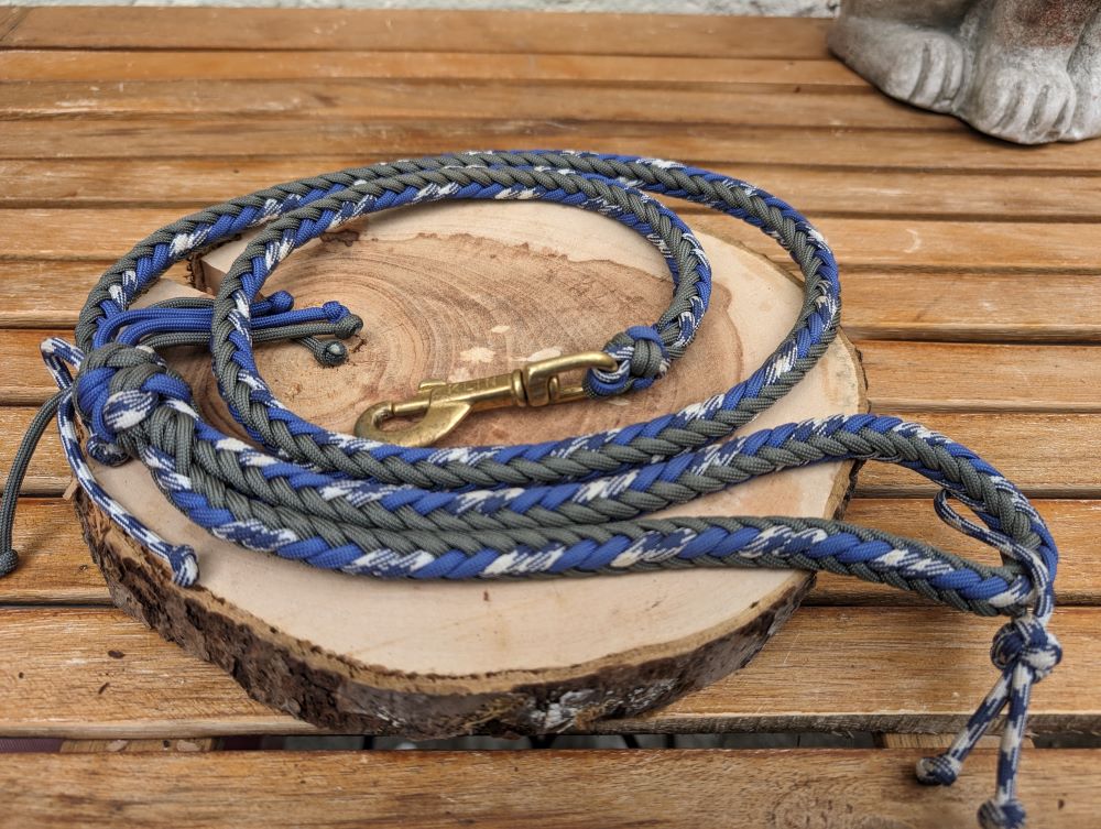 Hundeleine "Heringbone" mit Handschlaufe personalisierbar