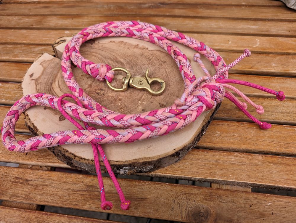 Hundeleine "Heringbone" mit Handschlaufe personalisierbar