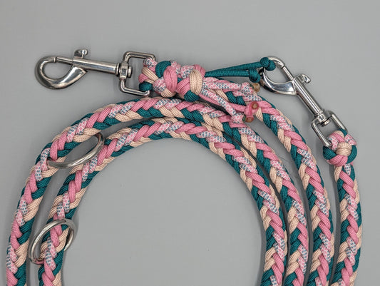 Heringbone "Rosa-Grün"