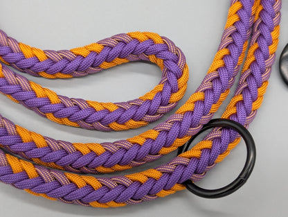 Heringbone "Lila-Orange"