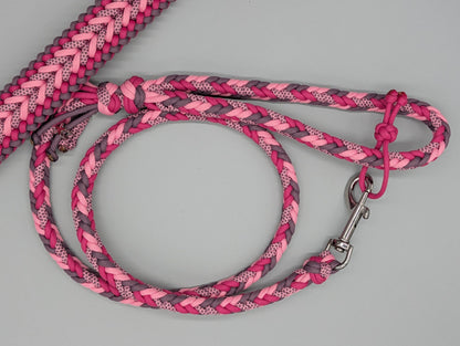 Heringbone Leine + Hundehalsband Set