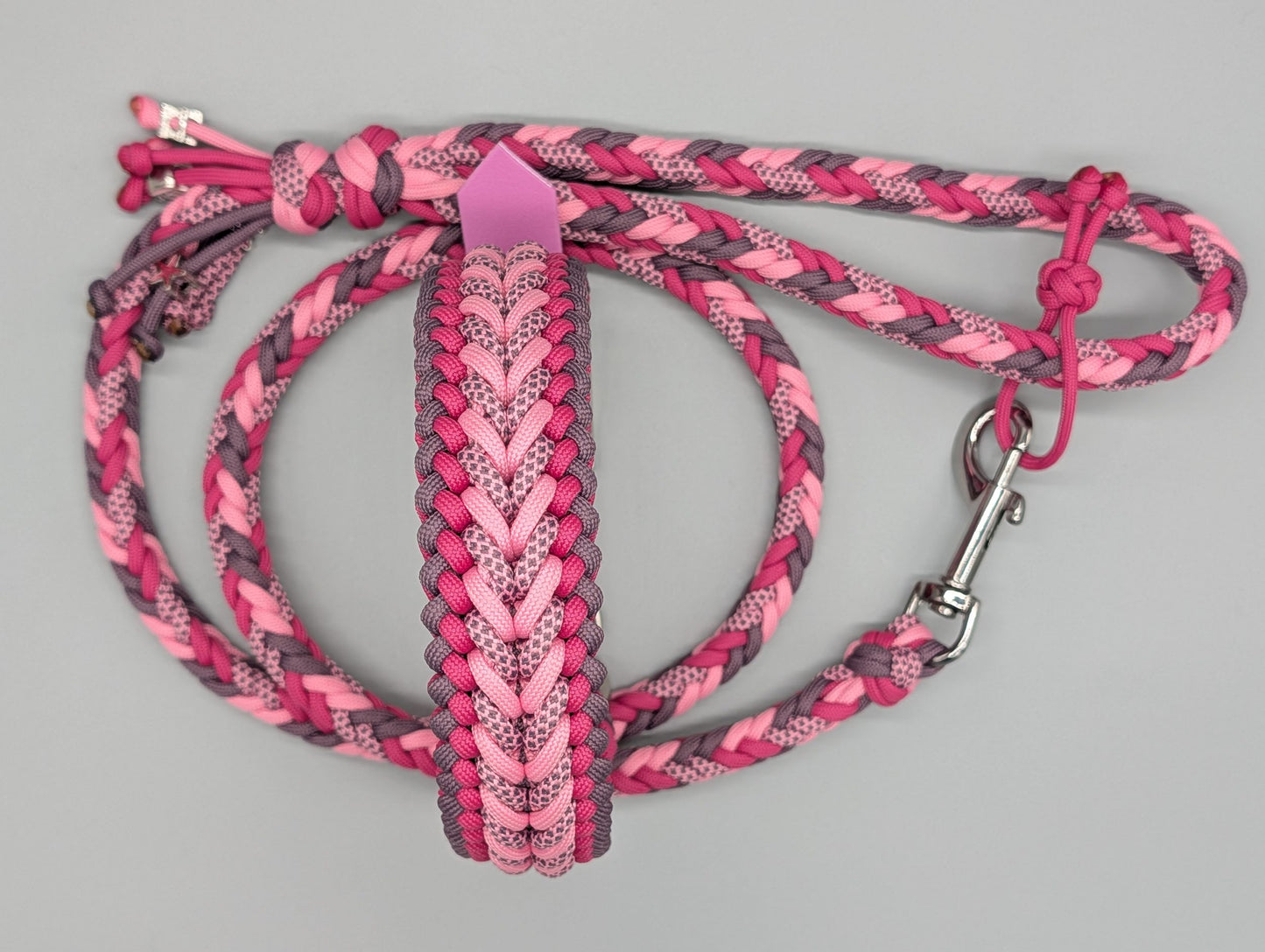 Heringbone Leine + Hundehalsband Set