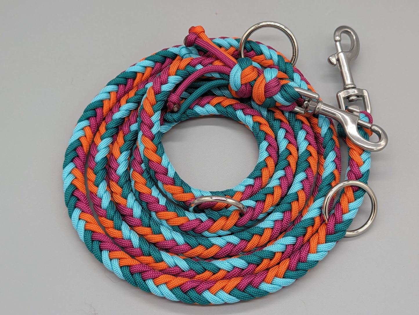 Sofortkauf | Heringbone Türkis-Bordeaux-Orange